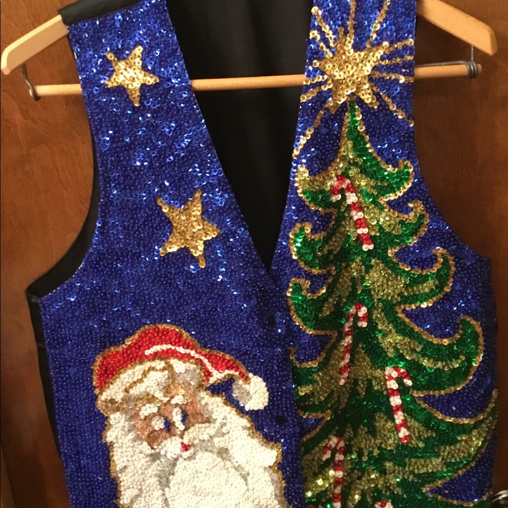 Beaded Christmas Vest